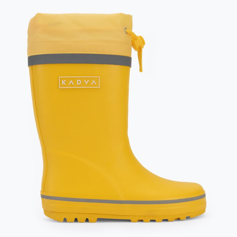 Cizme de cauciuc pentru copii KADVA PuddleProof JR cu elemente reflectorizante galben 5