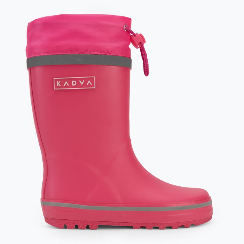 Cizme de cauciuc pentru copii KADVA PuddleProof JR cu elemente reflectorizante roz 5
