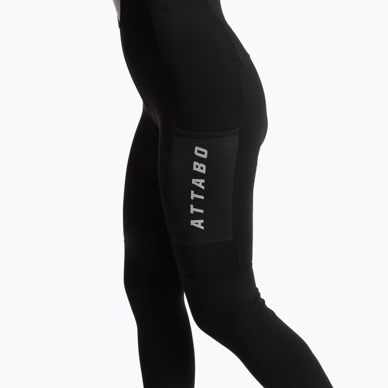 Pantaloni de ciclism pentru femei ATTABO OFREE CARGO ocieplane czarny 6