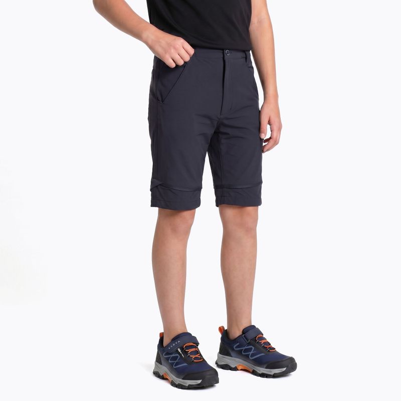 Pantaloni de trekking pentru copii KADVA BaseMove 2in1 detachable leg navy blue 4