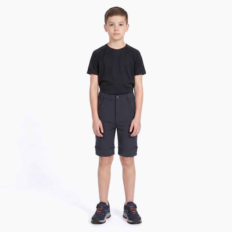 Pantaloni de trekking pentru copii KADVA BaseMove 2în1 cu picior detașabil, bleumarin 6