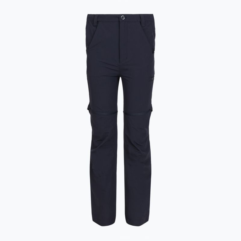 Pantaloni de trekking pentru copii KADVA BaseMove 2în1 cu picior detașabil, bleumarin 7