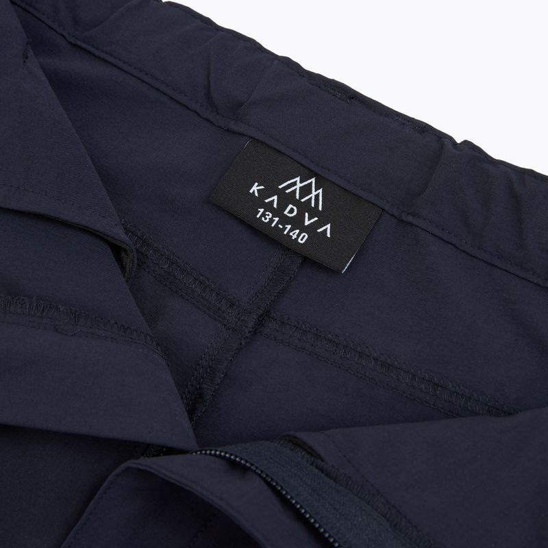 Pantaloni de trekking pentru copii KADVA BaseMove 2în1 cu picior detașabil, bleumarin 14