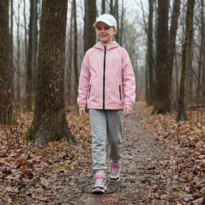 Geacă de ploaie pentru copii KADVA Fory Jrb pink 10
