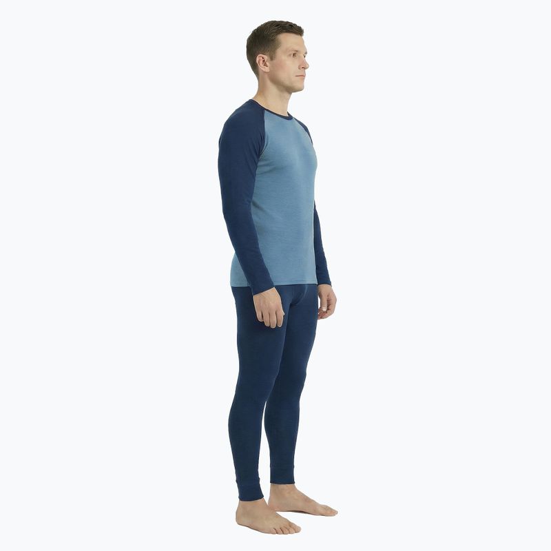 Set de lenjerie termoactivă pentru bărbați WOOLCANO termoaktywna Merino SET0978 blue 2