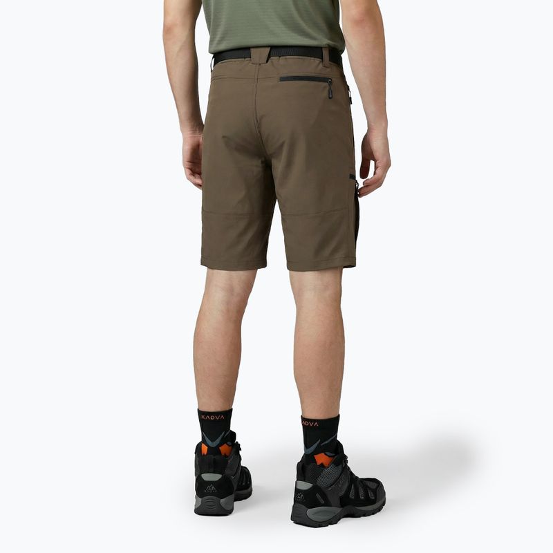 Pantaloni scurți pentru bărbați KADVA Seto brown 2