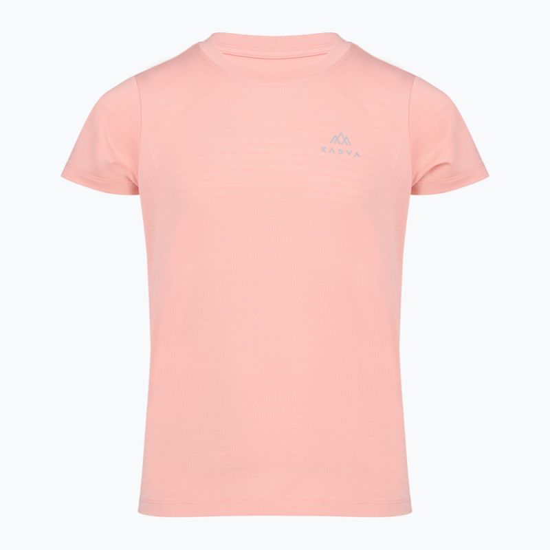 Tricou pentru copii de trekking KADVA TrailCore respirabil roz 7