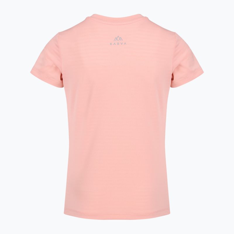 Tricou pentru copii de trekking KADVA TrailCore respirabil roz 8