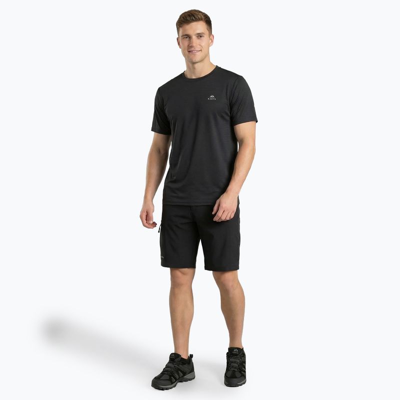 Tricou de drumeție pentru bărbați KADVA TrailCore respirabil negru 3