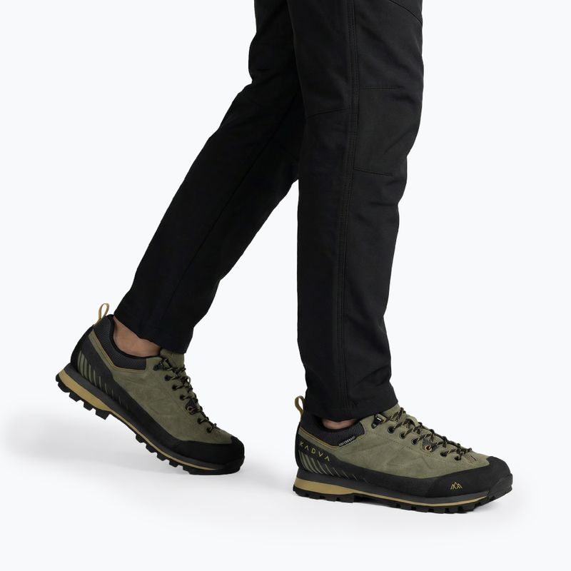 Încălțăminte de trekking pentru bărbați KADVA NEVRA WP low leather green 2