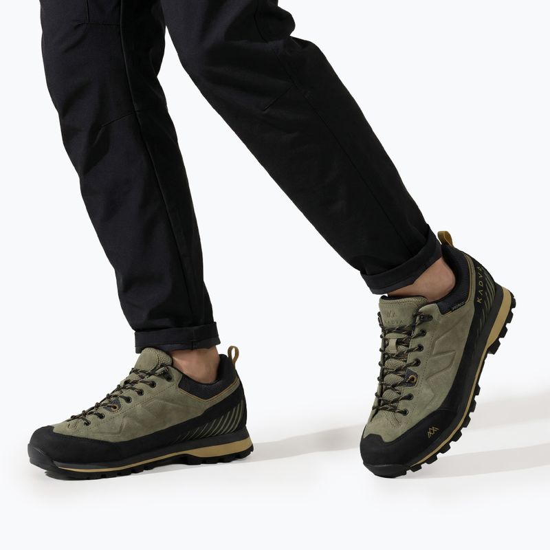 Încălțăminte de trekking pentru bărbați KADVA NEVRA WP low leather green 3