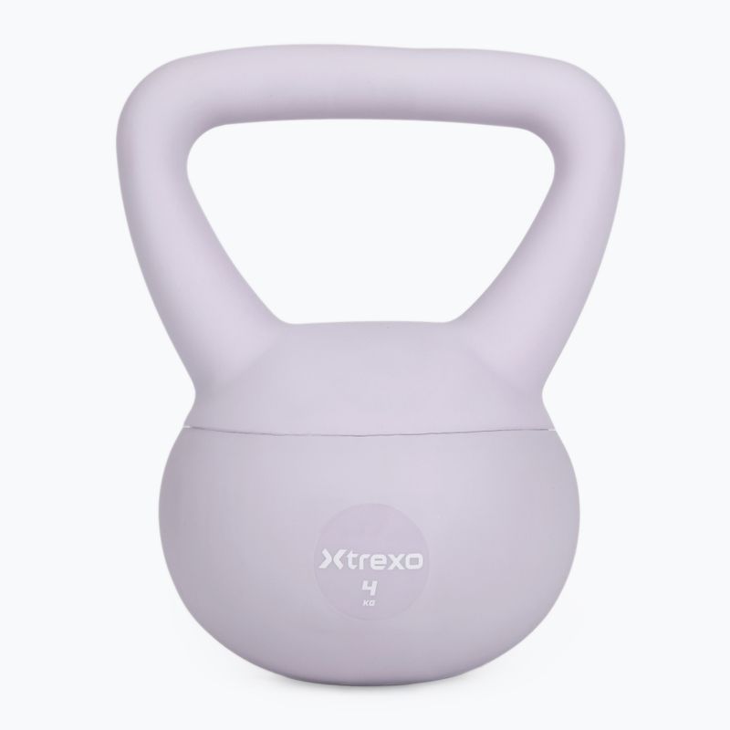 Kettlebell SOFT XTREXO 4 kg violet