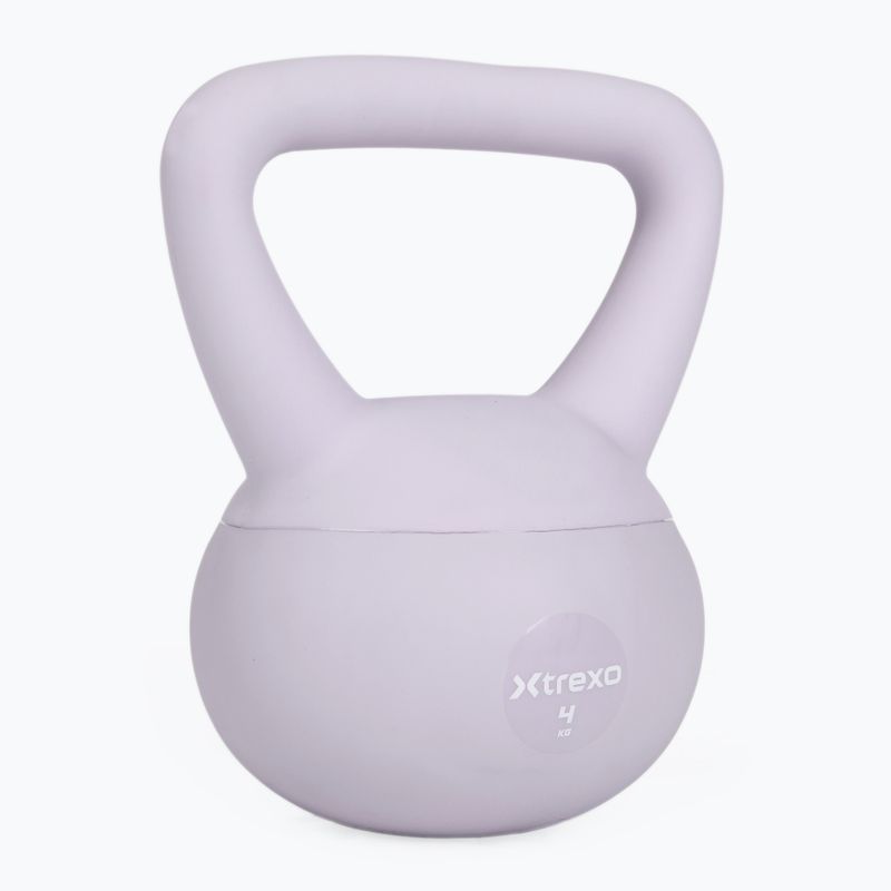 Kettlebell moale XTREXO 4 kg purple 7