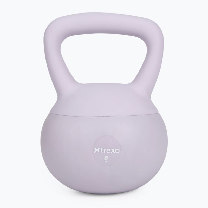 Kettlebell SOFT XTREXO 6 kg violet