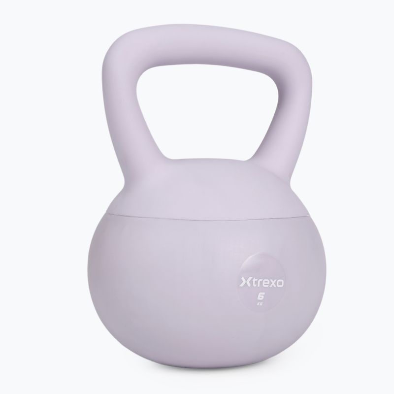 Kettlebell moale XTREXO 6 kg purple 7