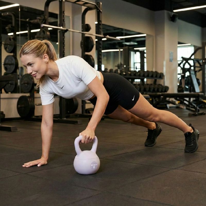 Kettlebell SOFT XTREXO 8 kg violet 3