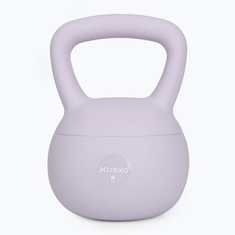 Kettlebell moale XTREXO 8 kg purple 7