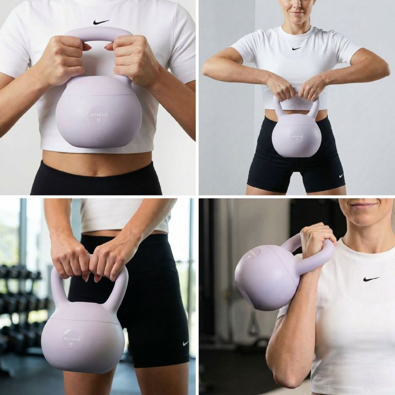 Kettlebell SOFT XTREXO 10 kg violet 6