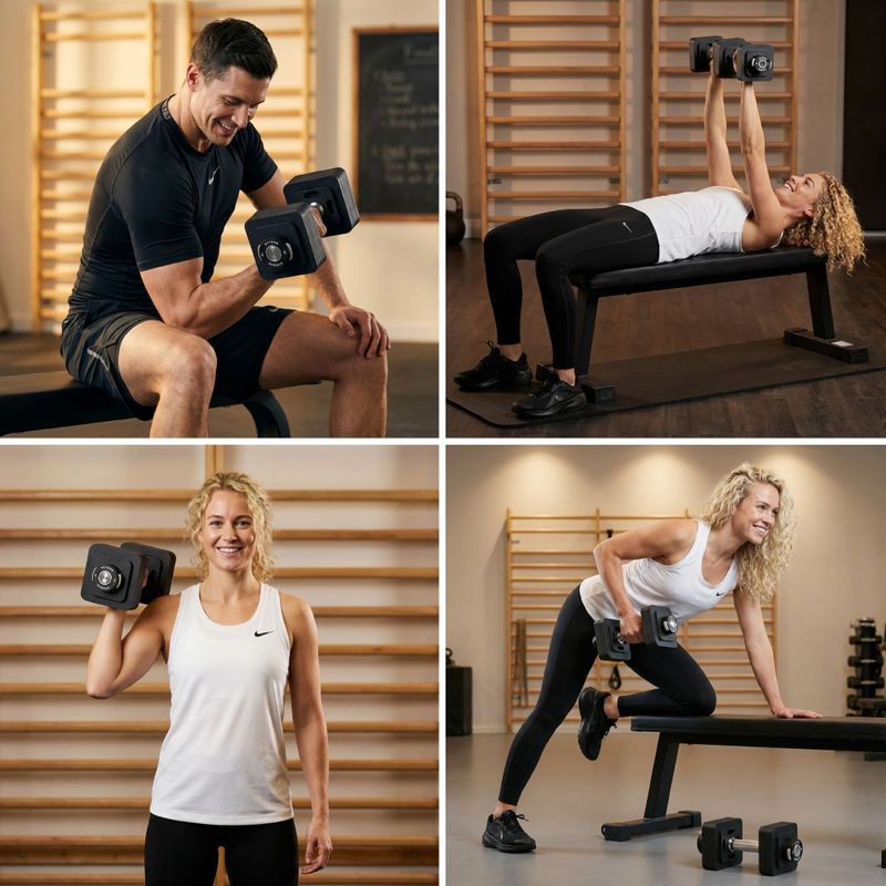 Halteră reglabilă XTREXO 15 kg black 5