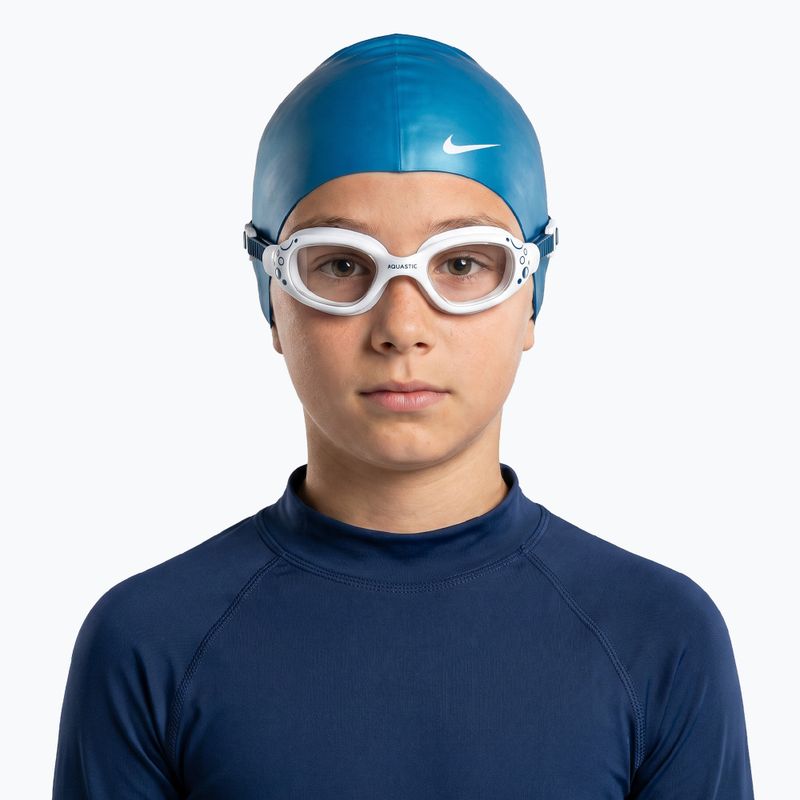 Ochelari de înot pentru copii AQUASTIC Spinny blue 5