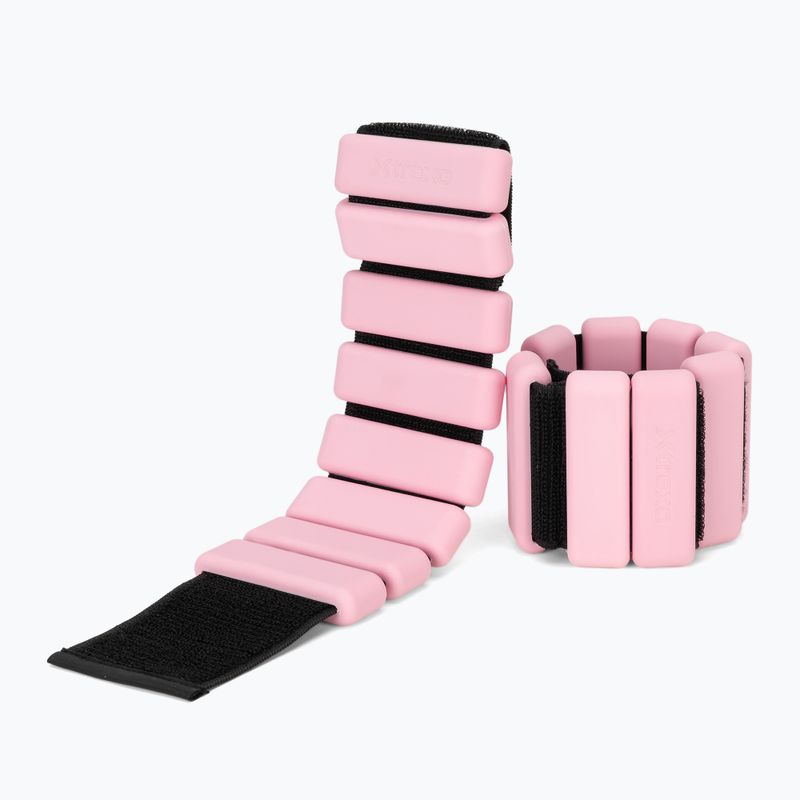 Greutăți pentru glezne și încheieturi  XTREXO SCULPT 2 x 0,5 kg pink 3