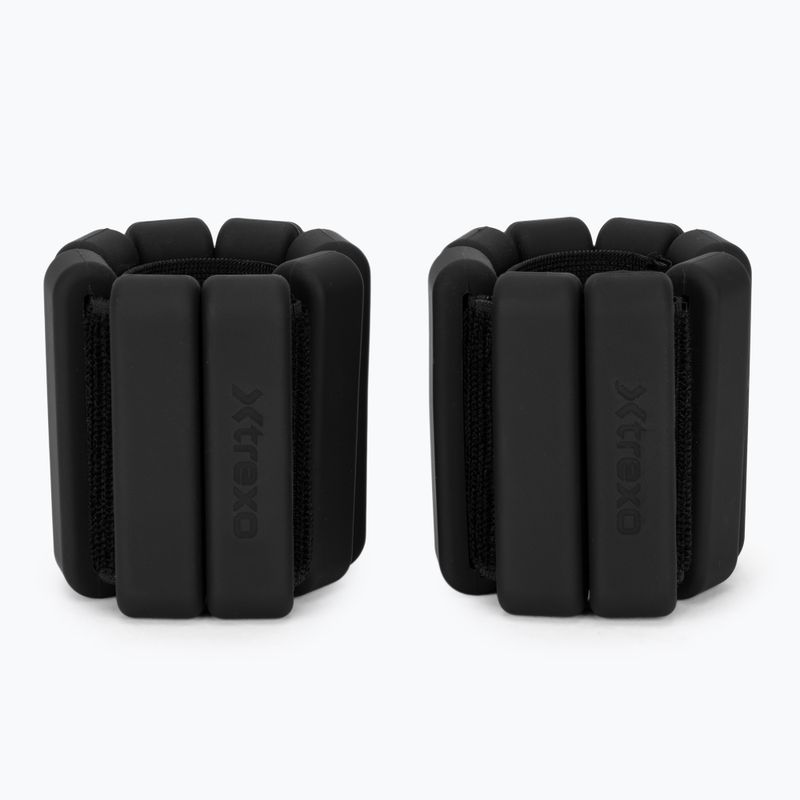 Greutăți pentru glezne și încheieturi XTREXO SCULPT 2 x 1 kg negru