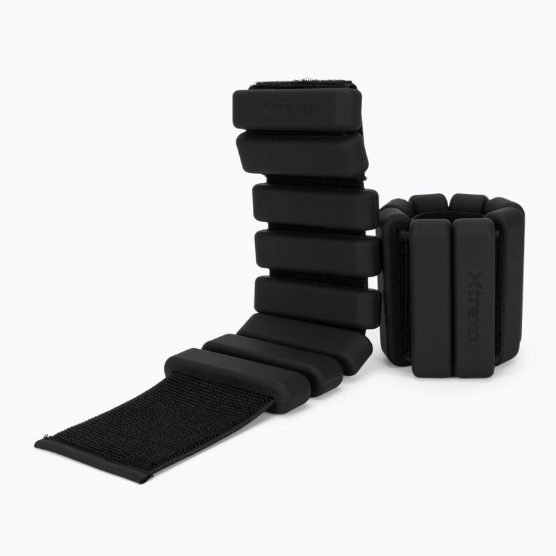 Greutăți pentru glezne și încheieturi  XTREXO SCULPT 2 x 1 kg black 3