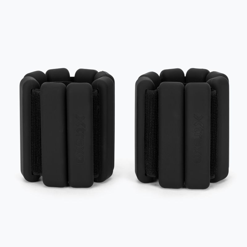 Greutăți pentru glezne și încheieturi XTREXO SCULPT 2 x 1.5 kg negru