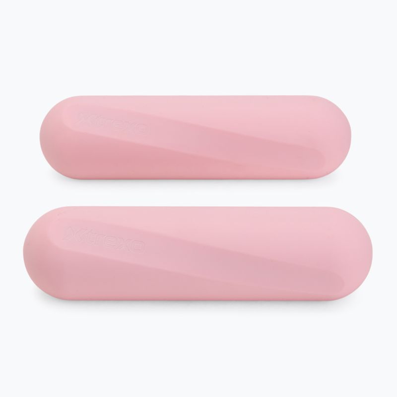 Set de gantere XTREXO SCULPT 2 x 1 kg pink 4