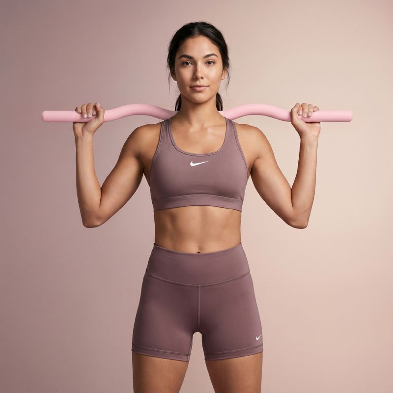 Bară curbată XTREXO SCULPT 90 cm roz 4