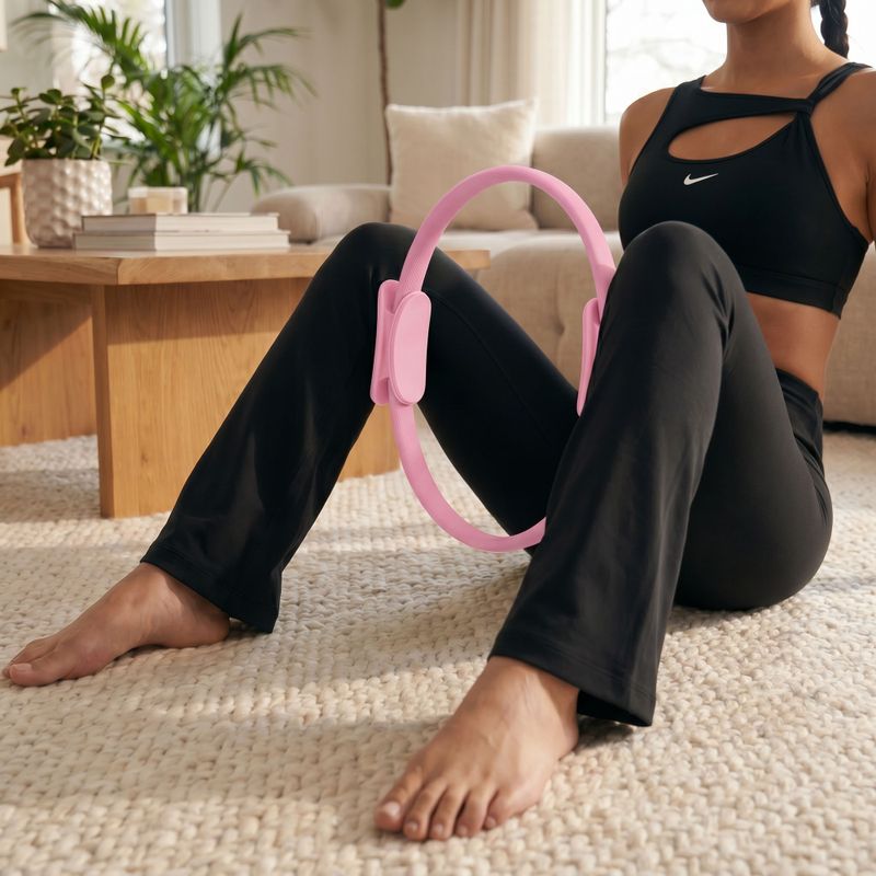 Cerc de pilates XTREXO SCULPT roz 4
