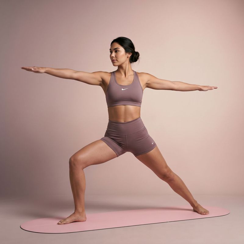 Saltea pentru exerciții și yoga XTREXO SCULPT rotunjită 183 x 61 cm roz 11