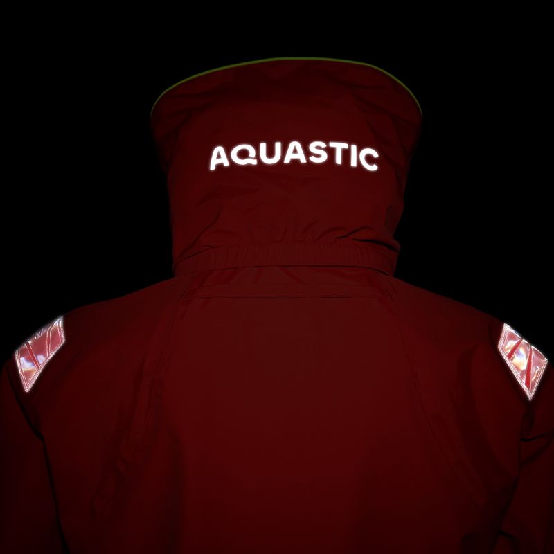 Kurtka żeglaska męska AQUASTIC Outrun 15 000/15 000 czerwony 12