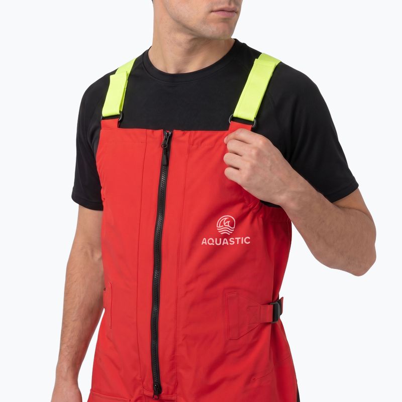 Spodnie żeglarskie męskie AQUASTIC Outrun 15 000/15 000 czerwony 4
