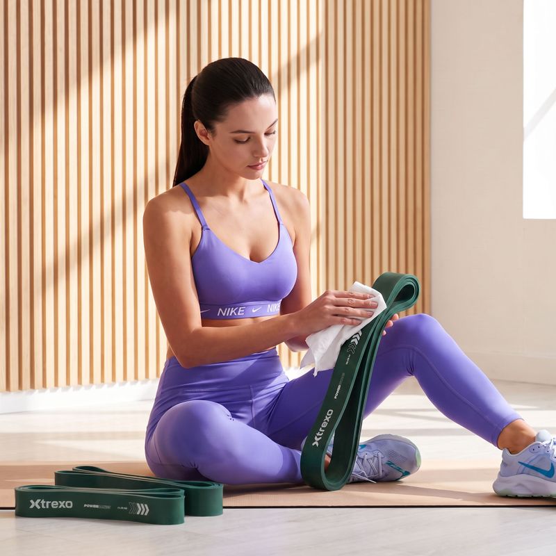 Banda elastică de recuperare XTREXO 2/5 verde 5