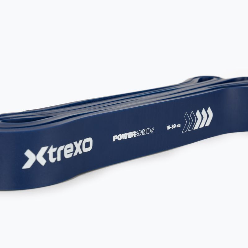 Bandă elastică pentru reabilitare XTREXO 3/5 navy blue 2
