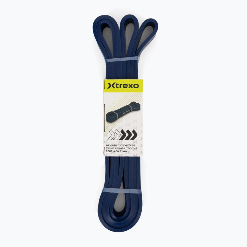 Banda elastică de reabilitare XTREXO XTO-B5C040-NY 3/5 albastru închis