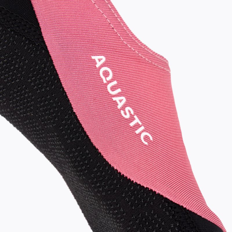 Șosete de piscină pentru copii AQUASTIC Seavie Anti-Slip roz 5