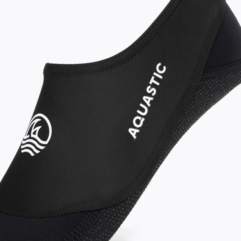 Șosete de piscină AQUASTIC Seavie Anti-Slip negre 5