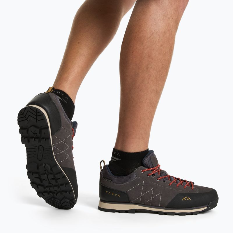 Încălțăminte trekking bărbați KADVA Stride Low WaterProof gri 2