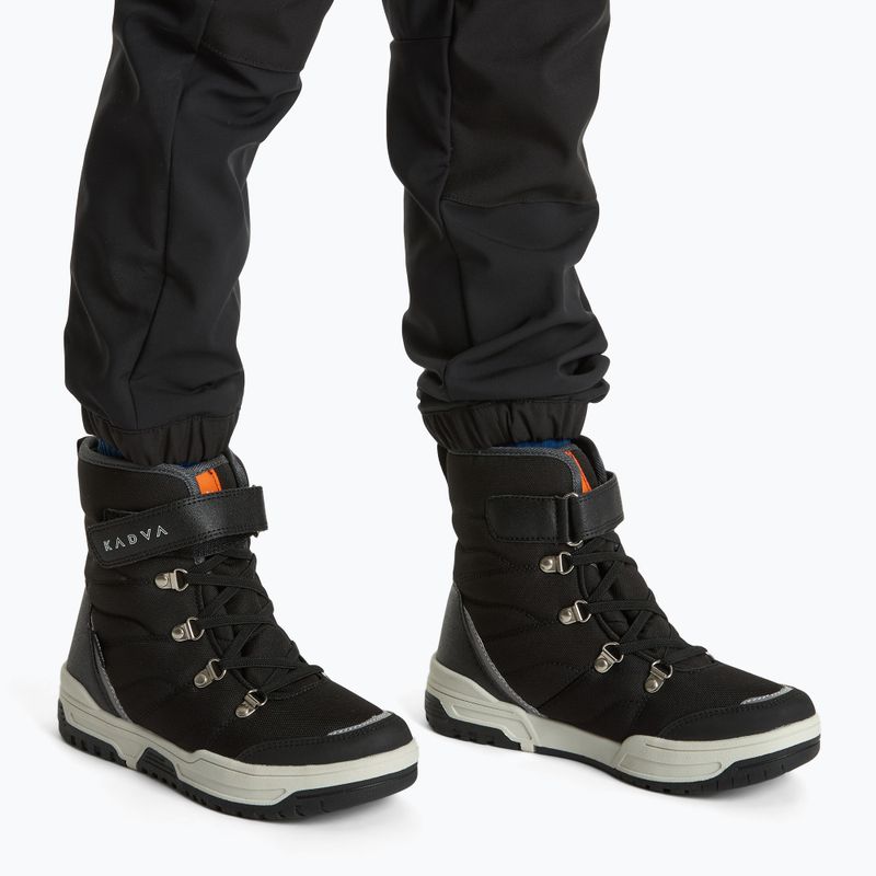 Cizme de zăpadă pentru copii KADVA Flow WaterProof negru 2