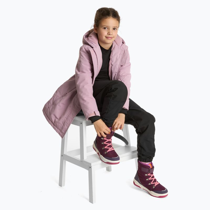 Ghete pentru copii KADVA Flow WaterProof bordowy fuksja 4