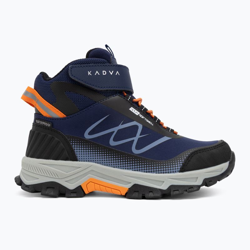 Încălțăminte trekking pentru copii KADVA Rocky Trail Mid WaterProof Softshell navy / black 5