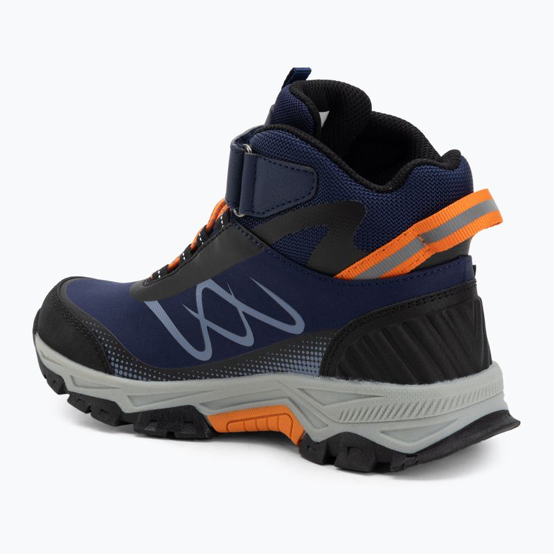Încălțăminte trekking pentru copii KADVA Rocky Trail Mid WaterProof Softshell navy / black 6