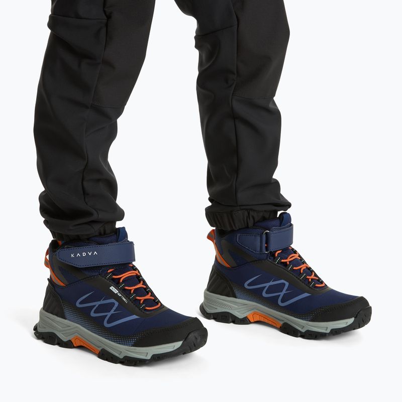 Încălțăminte de drumeție pentru copii KADVA Rocky Trail Mid WaterProof Softshell bleumarin 2