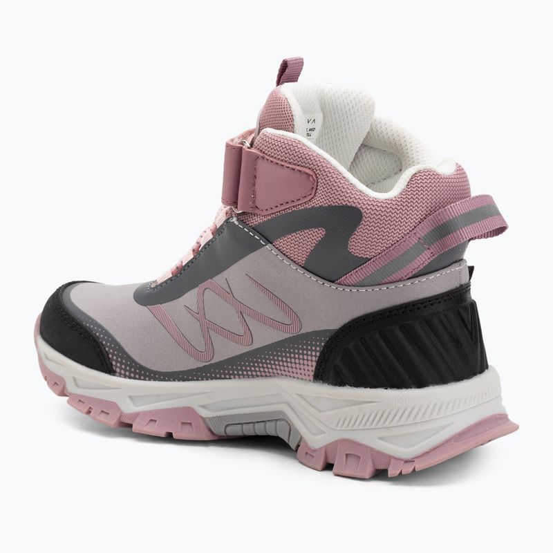 Încălțăminte de drumeție pentru copii KADVA Rocky Trail Mid WaterProof Softshell gri 6