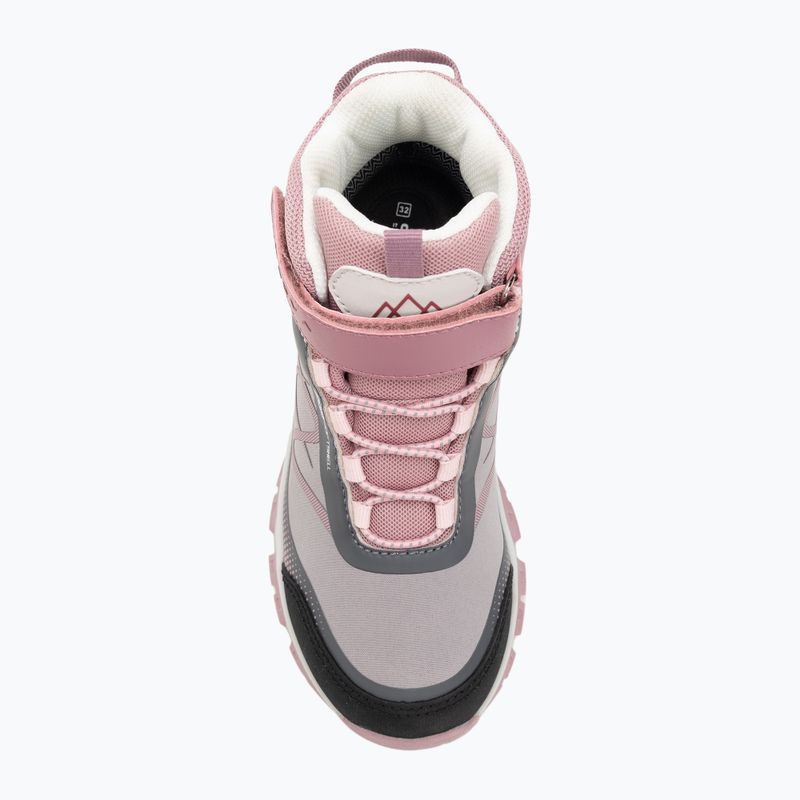 Încălțăminte trekking pentru copii KADVA Rocky Trail Mid WaterProof Softshell gray / pink 8
