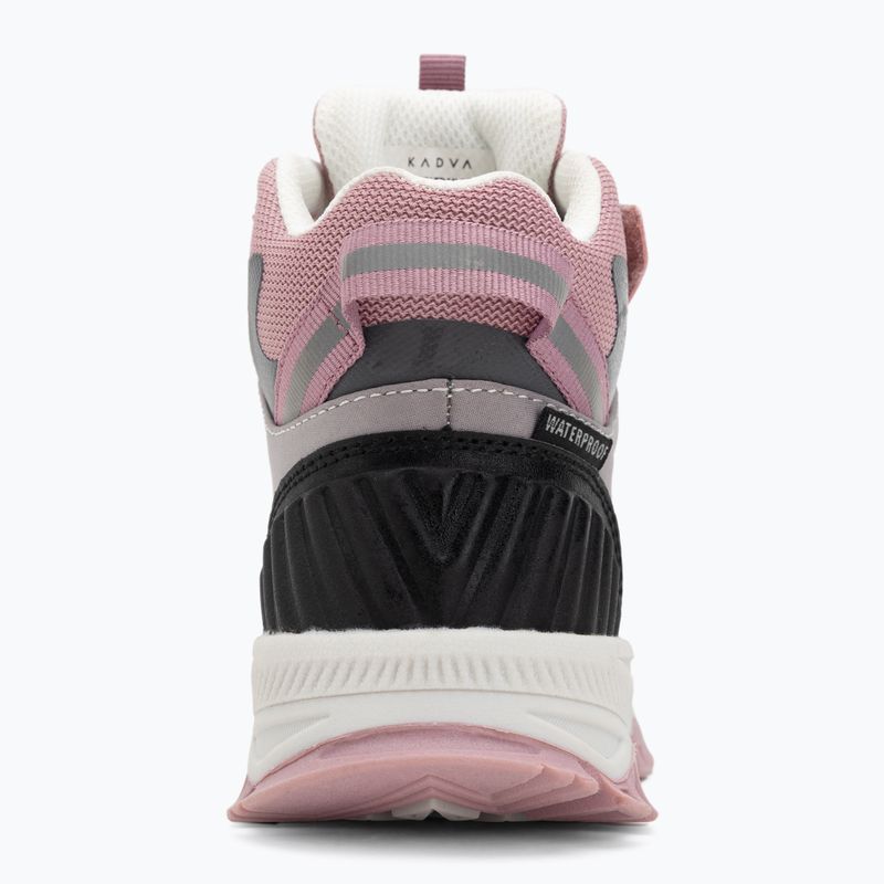 Încălțăminte trekking pentru copii KADVA Rocky Trail Mid WaterProof Softshell gray / pink 9