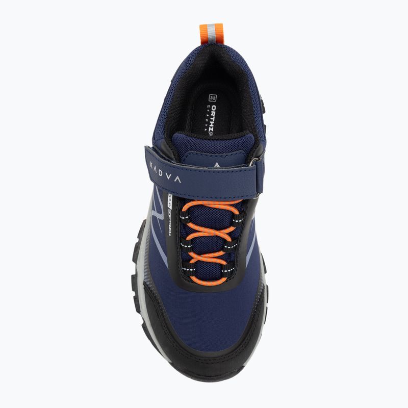 Încălțăminte de drumeție pentru copii KADVA Rocky Trail Low WaterProof Softshell albastru închis 8