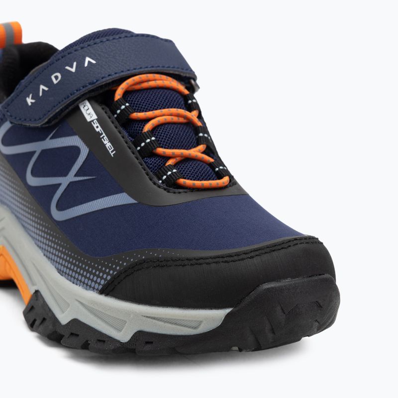 Încălțăminte de drumeție pentru copii KADVA Rocky Trail Low WaterProof Softshell albastru închis 10
